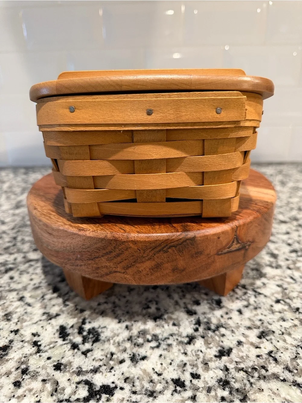Longaberger Notepad Basket 2005